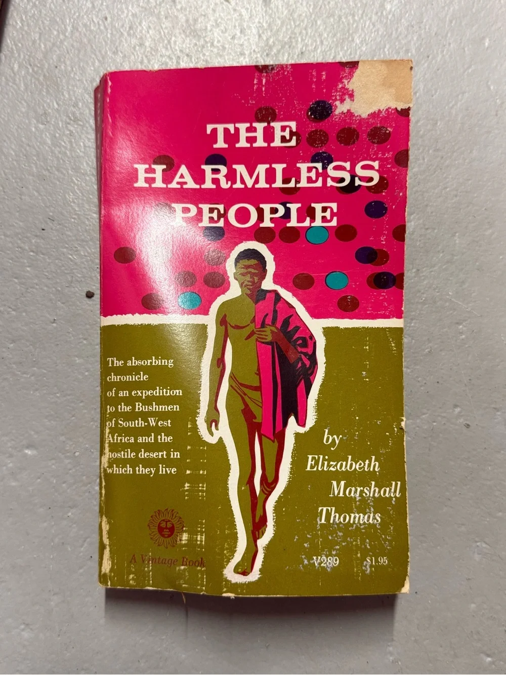 Vintage The Harmless People Elizabeth Marshall Thomas Anthropology Paperback